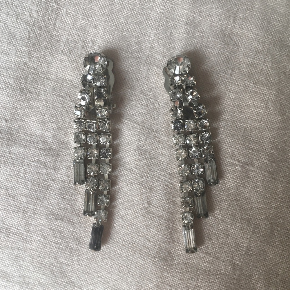Sparkly Retro Clip Ons